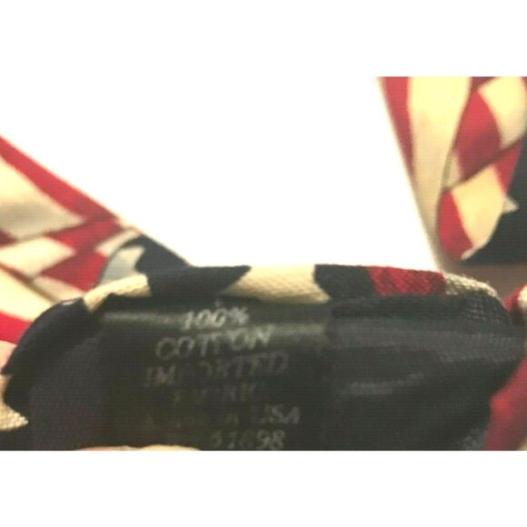 Van Heusen Corporate Casual Men's Tie Stars and Stripes Red White Blue 56 in - Picture 5 of 5
